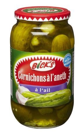 Cornichons L Aneth L Ail De Bicksmd Walmart Canada