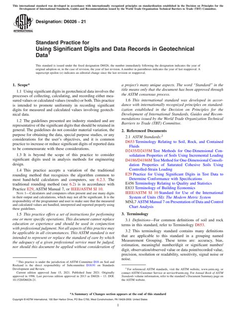 Astm D Standard Practice For Using Significant Digits And Data