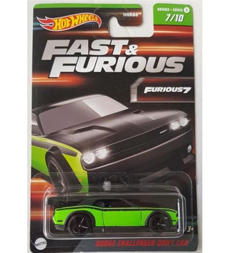Hot Wheels Dodge Challenger Drift Car Model Araba