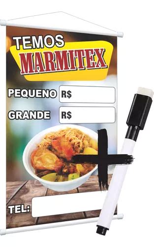 Banner Marmitex Restaurante Tabela De Pre Os Escreve E Apaga