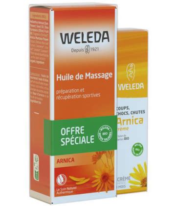 Weleda Huile De Massage Arnica 100 Ml Creme Arnica Achat En Ligne