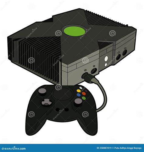 Cartoon Xbox Game Console | CartoonDealer.com #258887819