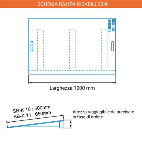 Rampa Per Disabili Larghezza 1000mm