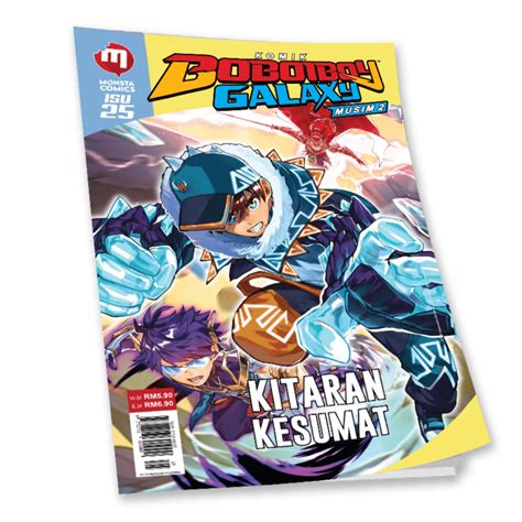 Komik Boboiboy Galaxy Musim Isu Kitaran Kesumat Monsta Store