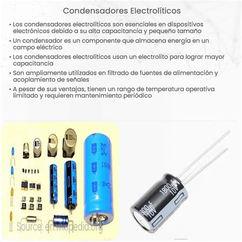 Qué es un condensador electrolítico