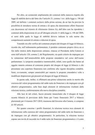 Legge Di Bilancio Stralcio Pdf