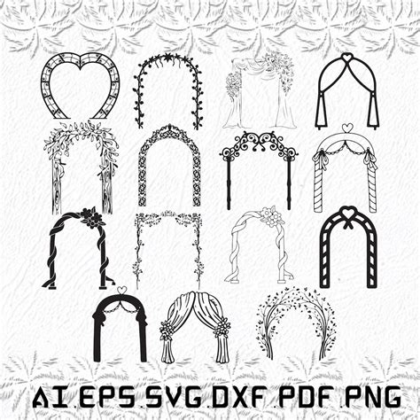 Wedding Arch Svg Wedding Archs Svg Love Svg Wedding Arch Svg Ai