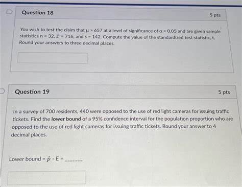 Solved You Wish To Test The Claim That At A Level Of Chegg