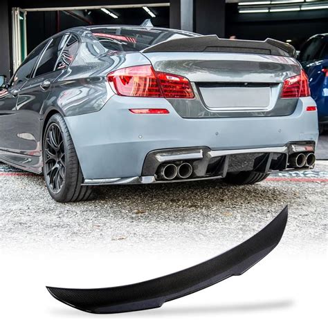 Amazon Mcarcar Kit F Real Carbon Fiber Trunk Spoiler Compatible