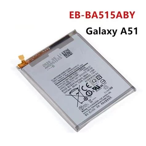 Samsung A51 A515 Eb Ba515aby Battery3900mah Lazada Ph