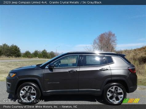 Granite Crystal Metallic 2020 Jeep Compass Limted 4x4 Ski Gray Black Interior