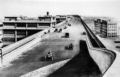 In The S Fiat Factory Workers Race On The Rooftop For The Test