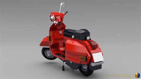 Lego® Piaggio Vespa P200 Model
