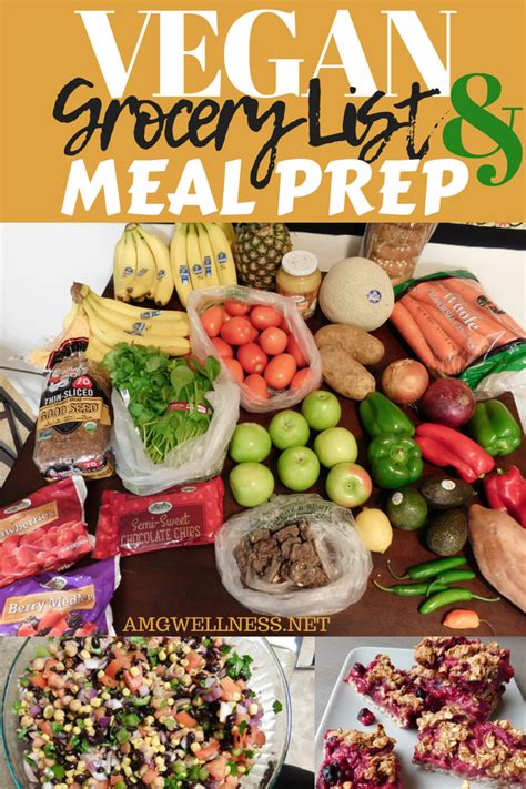 Vegan Grocery List And Meal Prep Check Out This Plant Based Meal Prep