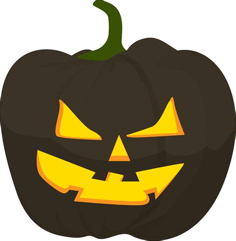 Pumpkin black for Halloween. 11288549 PNG