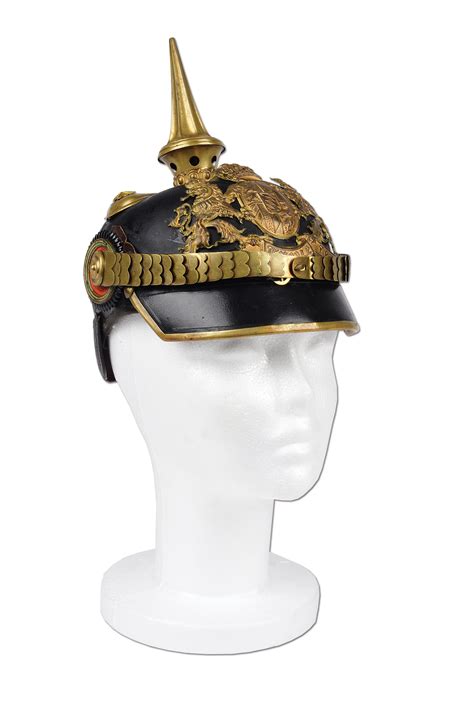 Lot Detail - IMPERIAL GERMAN BAVARIAN OFFICER PICKELHAUBE