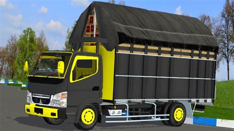 Mod Bussid Terbaru Truck Canter Trondol By Mukhlas Bonus V Suspensi