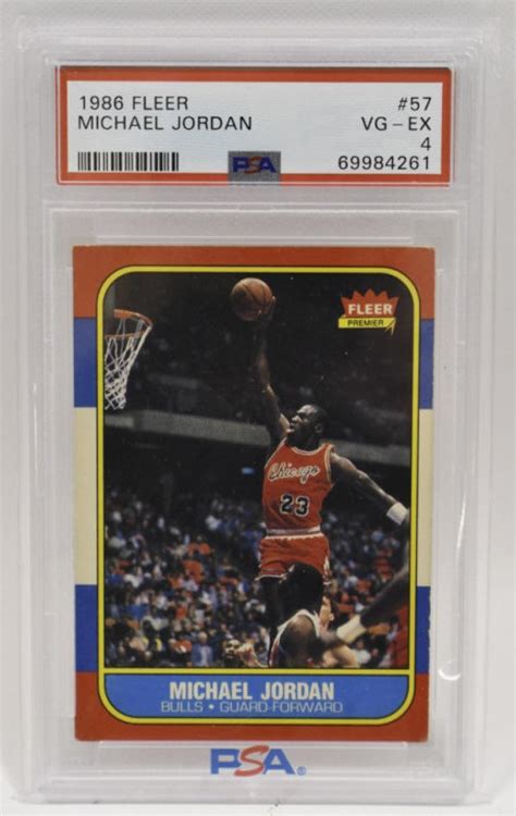 Sold Price Fleer Michael Jordan Rc Psa Vg Ex Invalid Date Cst