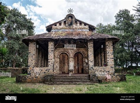 Debre Birhan Selassie Church Gondar Ethiopia Africa Stock Photo Alamy