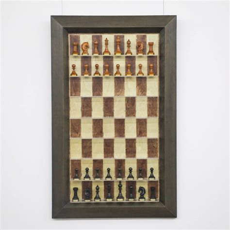 Superior Vertical Chess Board Wall Mounted Chess Set Iii Henry