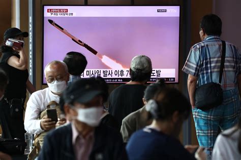 North Korea Fires Ballistic Missile Ahead Of Us Vp Harris Visit The