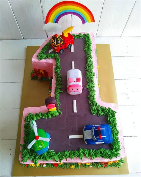 Robocar Poli - Birthday Cake clipart free download | bestfamilyparty.com