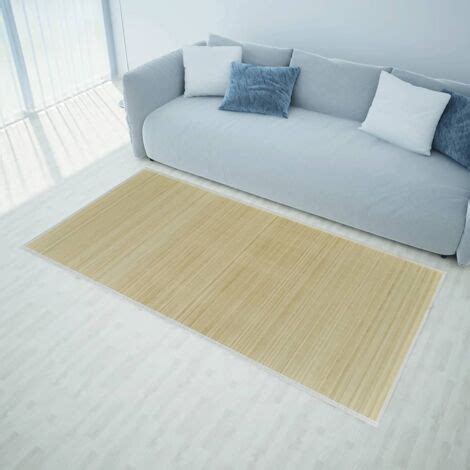 VidaXL Tappeto In Bamb 100x160 Cm Naturale