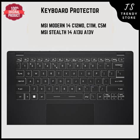 Jual Keyboard Protector Cover MSI Modern 14 C11M C12MO C5M Stealth 14