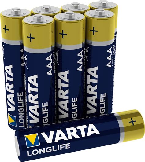 VARTA Longlife - AAA / Micro / LR03 Alkaline Batteries: Amazon.co.uk ...