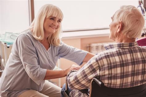 Premium Photo Old Man In Hospital