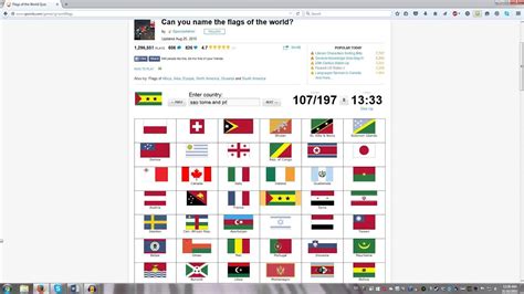 Flags Of The World Quiz Sporcle