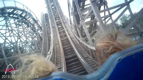 Six Flags Darien Lake The Predator On Ride Pov Youtube