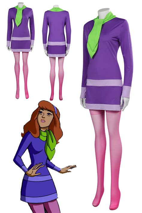 Scooby Doo Vestido De Mulher - Daphne-Blake-fantasia-cosplay-para-mulheres-TV-Scooby-Doo-vestido ...