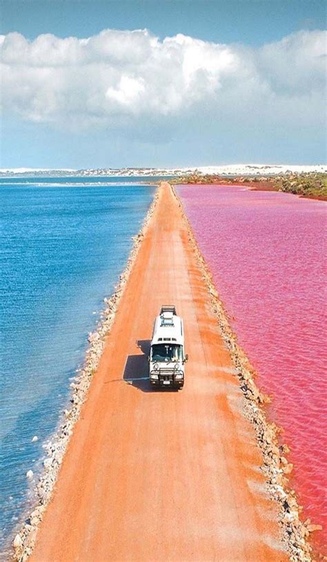 Adelaide Pink Lake South Australia