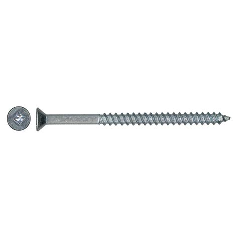 Precision Flat Head Wood Screws Square Drive Zinc Plated 10 X 34 In 820 070 Rona