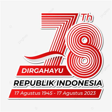 Gambar Hut Ri 78th Logo Dirgahayu Republik Indonesia 17 Agustus Vektor