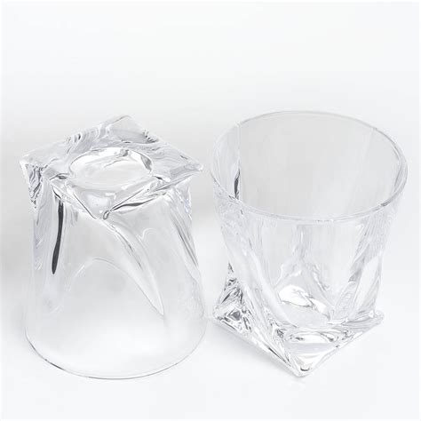 Personalised Twist Whisky Glasses By Gurasu Fine Crystal