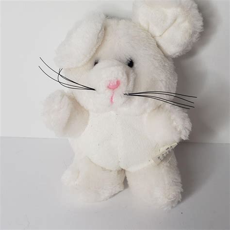 Vintage Acme Mouse Stuffed Animal Plush White 6 Depop