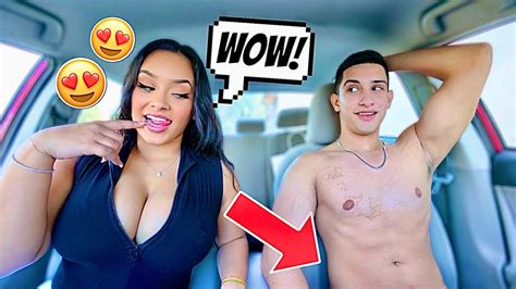 Picking Up My Girlfriend Wearing Nothing To See Her Reaction Goes Too