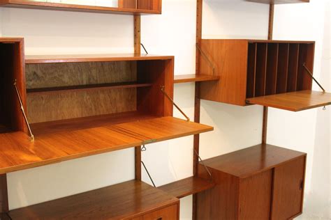 Danish Modular Teak Wall Unit By Poul Cadovius 1960s For Sale At Pamono