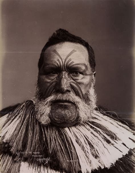 Extraordinarymaori Heta Te Haara Nga Puhi Chief Maori Face Tattoo