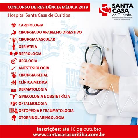 Inscrições abertas para a Residência Médica da Santa Casa Santa Casa