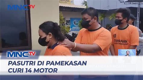 Aksi Pasutri Mencuri Motor Di Pamekasan Terekam Cctv Lis