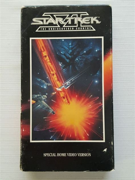 Star Trek VI The Undiscovered Country VHS 1992 Special Home Video