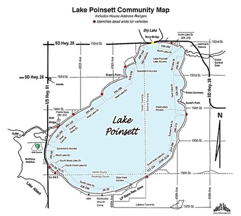 Lake Maps | Lake Poinsett Association | South Dakota