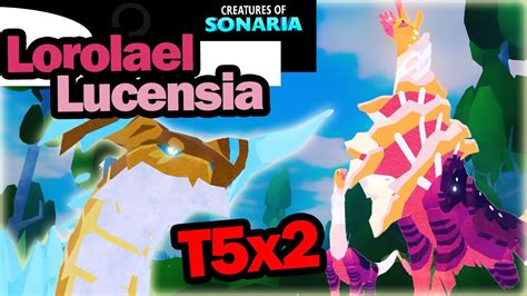 New Dev Creature Lucensia And Lorolael Tier Creature Of Sonaria