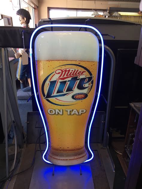 Miller Light Neon Beer Signs