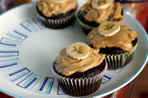 Vegan Chocolate Peanut Butter Cupcakes With Banana Flickr