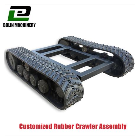 Rubber Track System Track Chassis For Harvester Machine Drill Rig