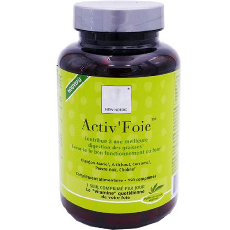 New Nordic Activ Foie Soutien Digestion Et Foie Sain